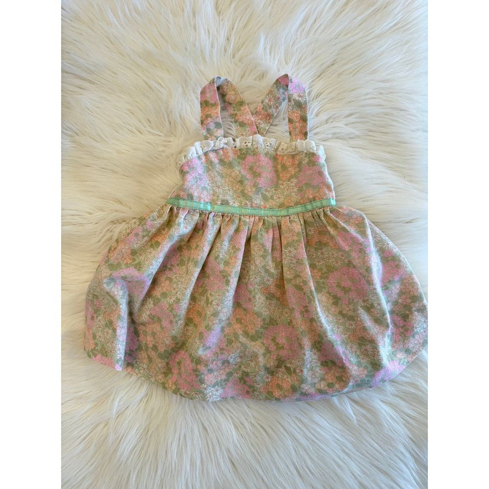 Vintage floral tunic top 12/18m EUC‎